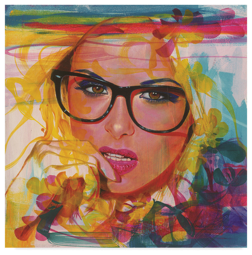 Andrea Palacios 'Vogue I' Canvas Art, 35"x35"