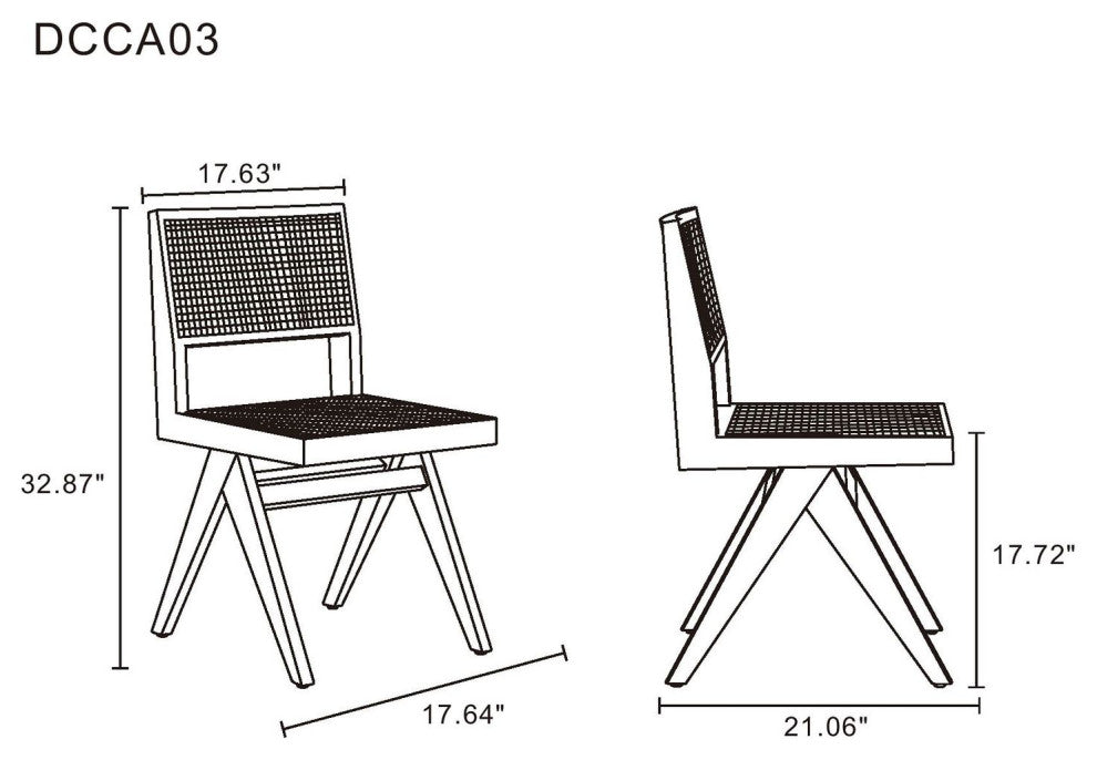 Manhattan Comfort 7-Piece Hamlet and Rockaway Dining