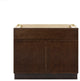Vanity Art Birch Plywood Single Base Storage Cabinet, Brown, 39"