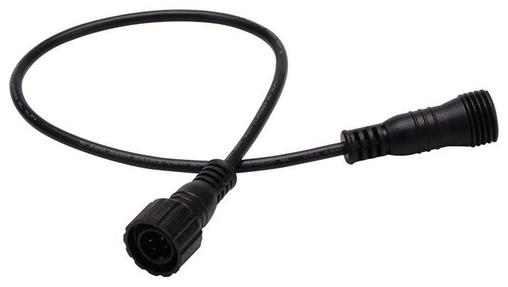 WAC Lighting InvisiLED 12V Outdoor Tape Light Connector, Black