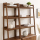 Bixby Wood Bookshelves, Set of 2, Walnut