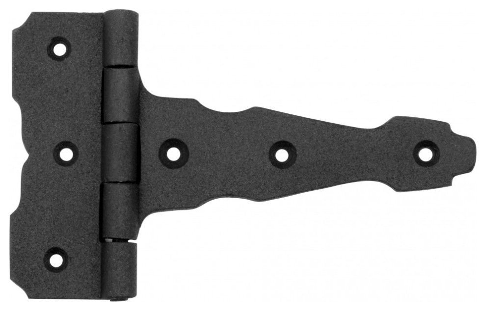 Black Cast Iron T Strap Gate Hinges Rust Resistant Cast Iron Renovators Supply