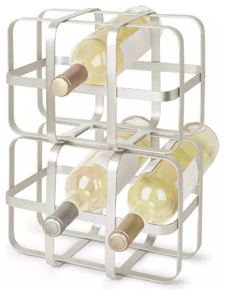 Pulse Wine Rack, Nickel