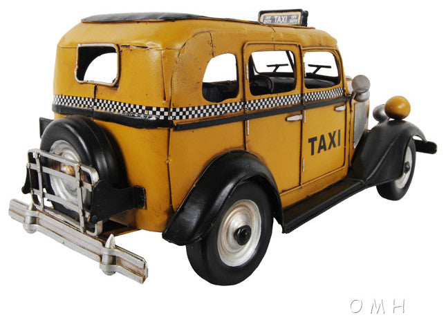 1933 CHECKER MODEL T TAXI CAB Collectible Metal scale model Taxi