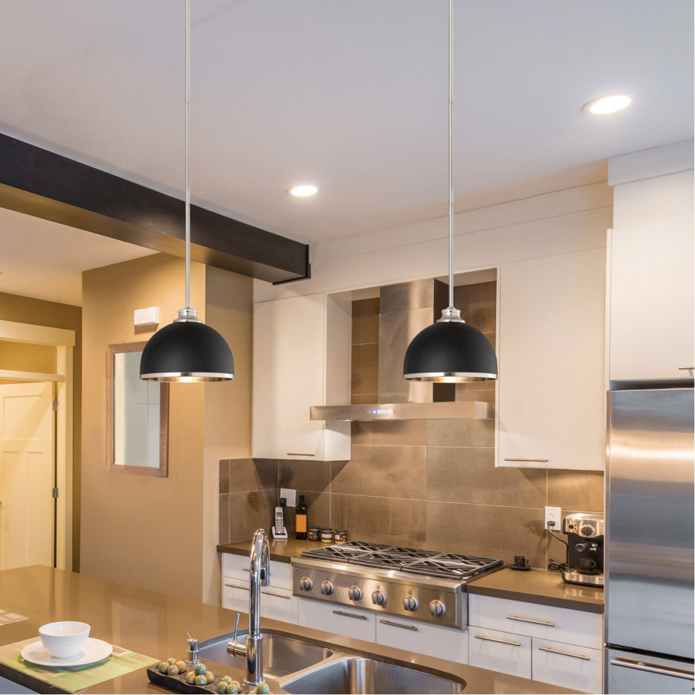 Zlite 6011P18-BP 1-Light Pendant, Bronze Plate