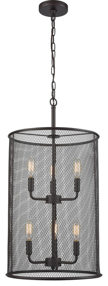 Williamsport 6 Light Chandelier In Oil Rubbed Bronze