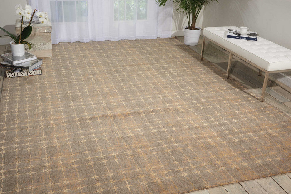 Nourison Silken Allure Gray Area Rug, 9'9"x13'9"