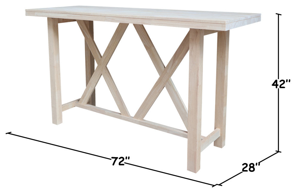 Bar Height Table - For Stools With 30". Seat Height
