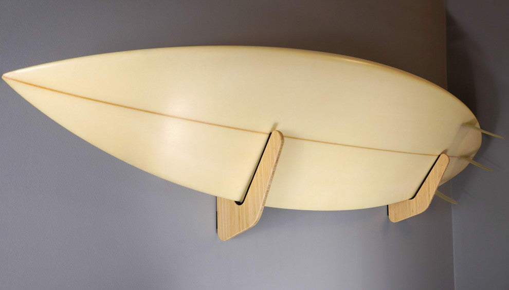 Bamboo Surfboard Rack - Kaua'i Series, Bamboo, Show-Off
