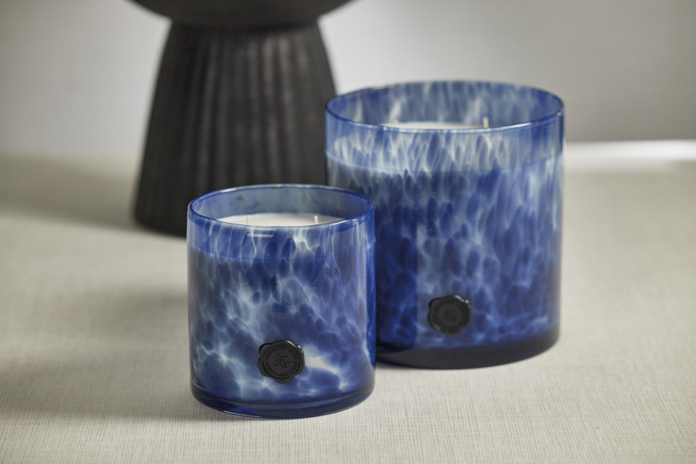 AG Opal Glass 5, Wick Candle Jar, Sea Salt Coastal Mist
