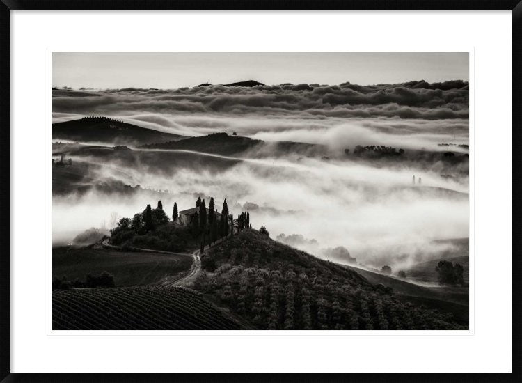 "Tuscany" Framed Digital Print by Nina Pauli, 38"x28"
