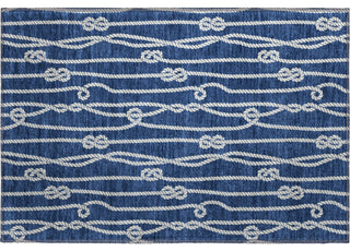 Addison Premium Washable Mayfield AMF152 Blue 1'8" x 2'6" Rug