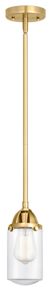 Innovations 288-1S-SG-G312 Dover 1 Light 4.5" Mini Pendant, Satin Gold