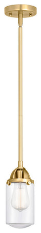 Innovations 288-1S-SG-G312 Dover 1 Light 4.5" Mini Pendant, Satin Gold