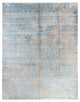 Ikat, One-of-a-Kind Hand-Knotted Area Rug - Blue, 9' 4" x 11' 10"