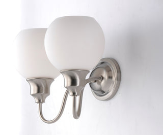 Maxim 1112 Ballord 2 Light 14"W Bathroom Vanity Light - Polished Chrome