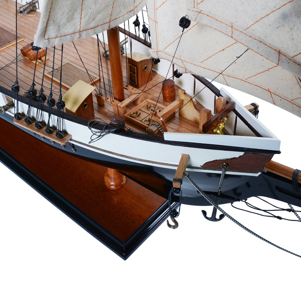 Harvey Painted Museum-quality Fully Assembled Wooden Model Ship