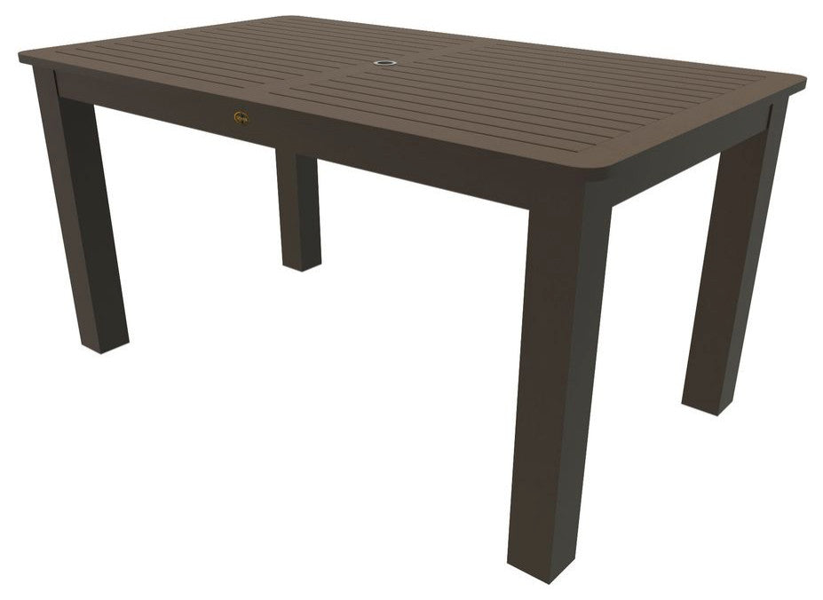 Rectangular 42x72 Counter Table, Weathered Acorn