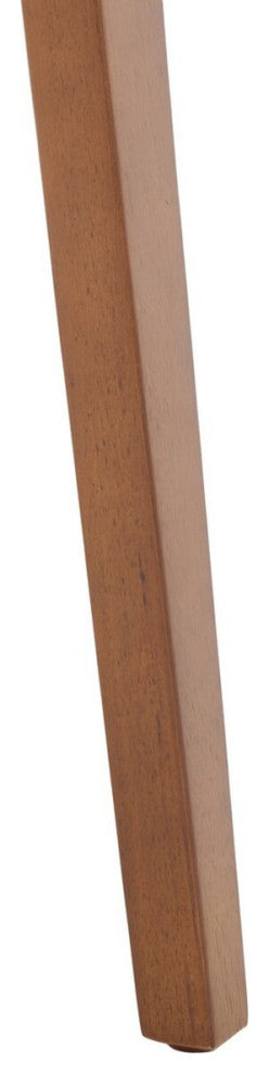 Safavieh Jo Upholstered Stackable Stool, Walnut/Cream