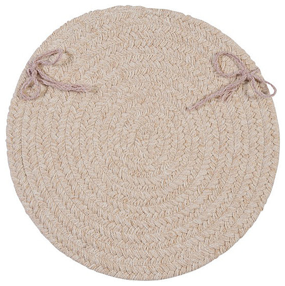 Colonial Mills Chair Pad Bristol Natural Chair Pad