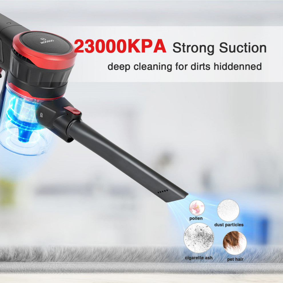 Moosoo 5-in-1 Stick Cordless Vacuum Cleaner- More Accessories