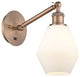 Innovations 317-1W-AC-G651-6-LED 1-Light Sconce, Antique Copper