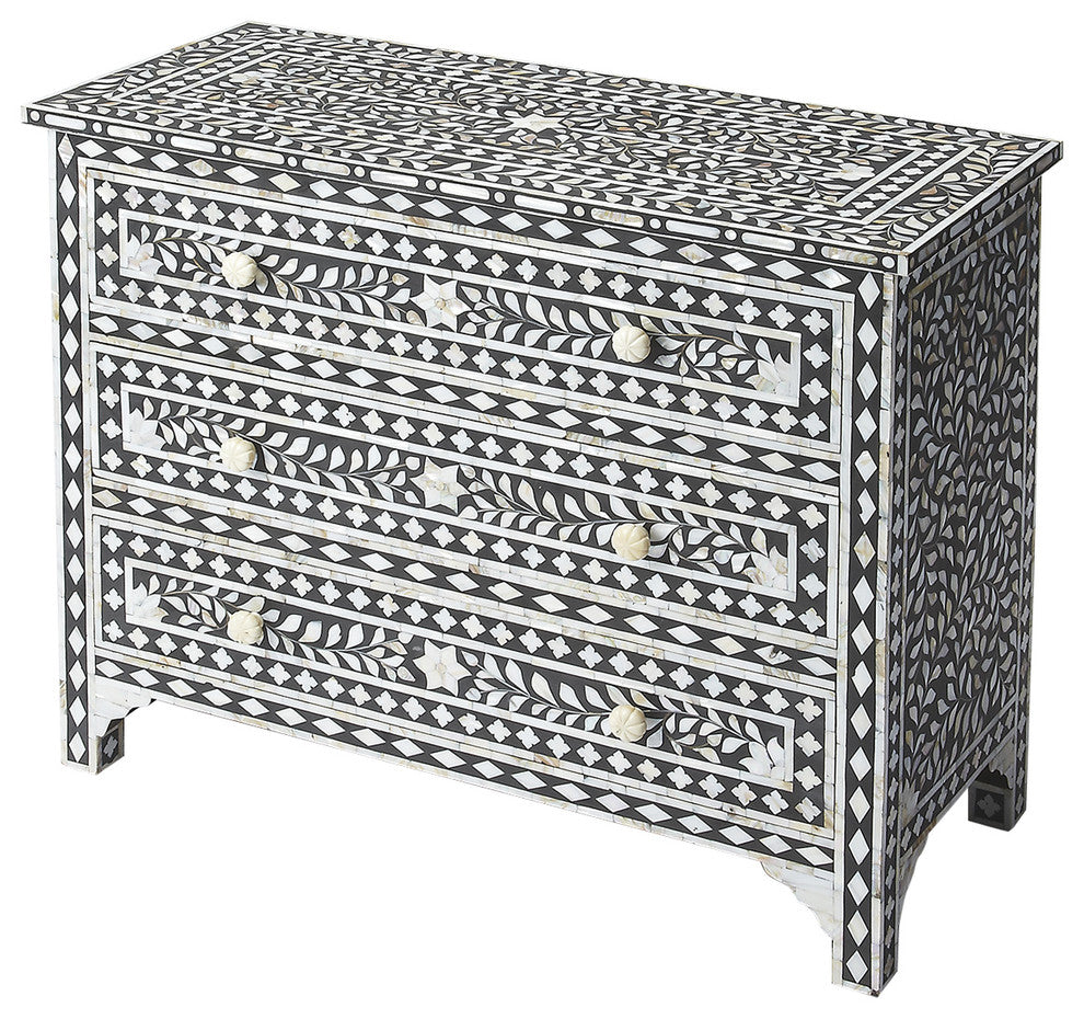 Victoria Mother Of Pearl Drawer Chest