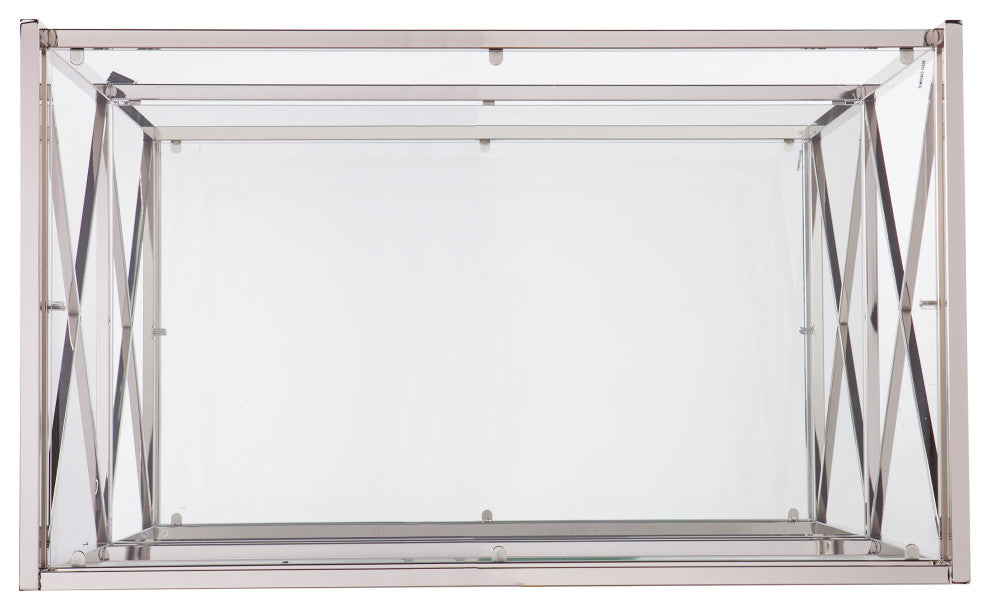 Crean Silver Bar Cart
