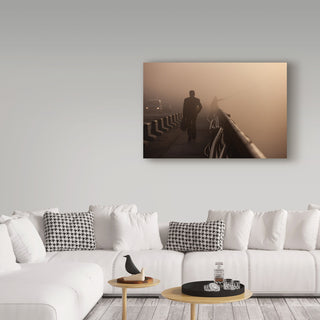 Julien Oncete 'Misty Bridge Series I' Canvas Art, 19"x12"
