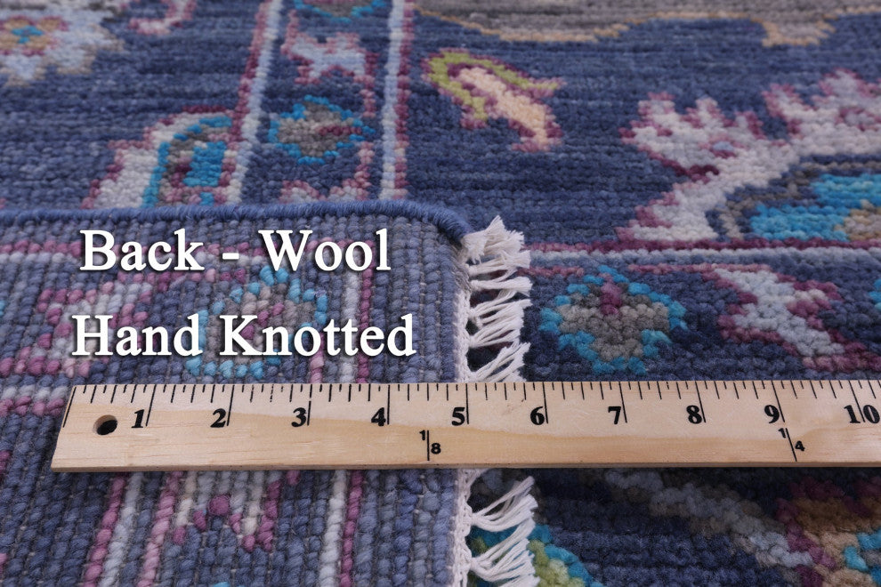 Handmade Turkish Oushak Wool Rug 8' 2" X 10' 2" - Q15857