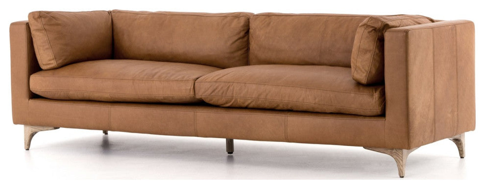 BeckWith Sofa-94"-Natural Washed Camel