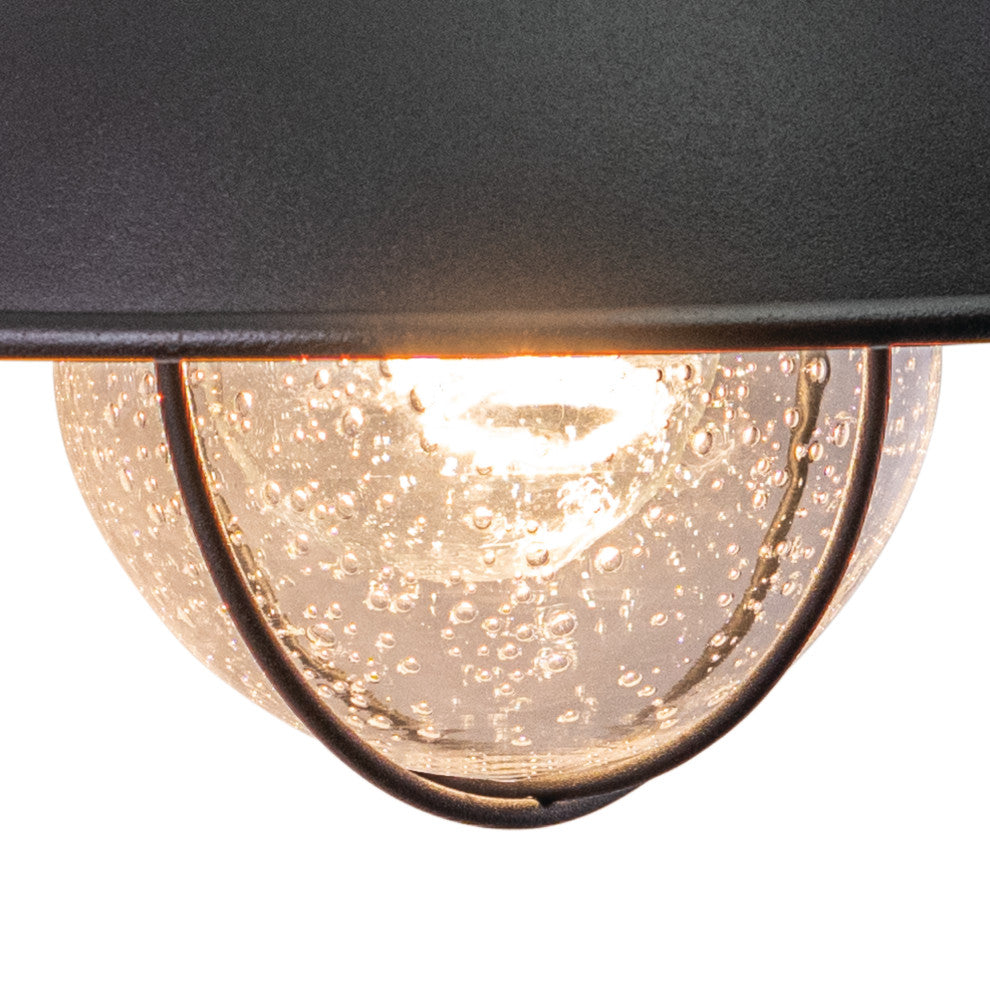 Harwich 8" Outdoor Wall Light Textured Black