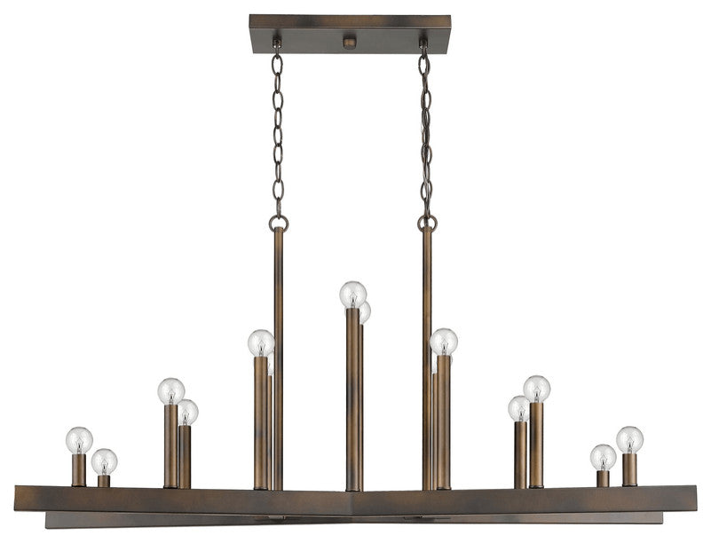 Fallon 14-Light Oil-Rubbed Bronze Island Pendant