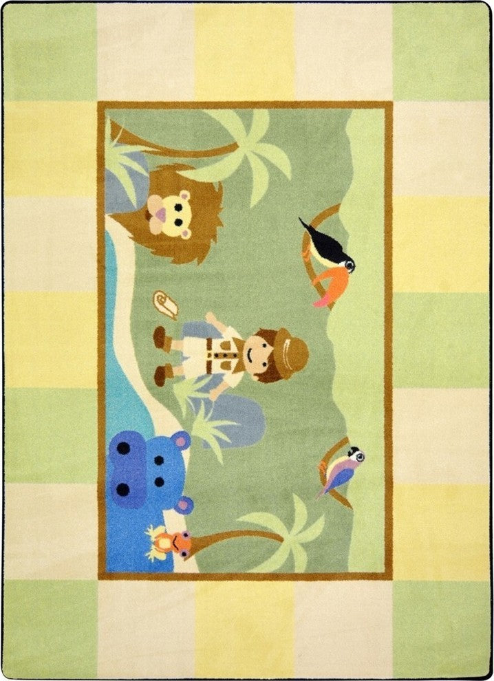 Kid Essentials Rug, Lil' Explorer, 3'10"x5'4"