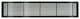 AG10 4"x48" Aluminum Fixed Bar Air Vent Grille, Black-Gloss