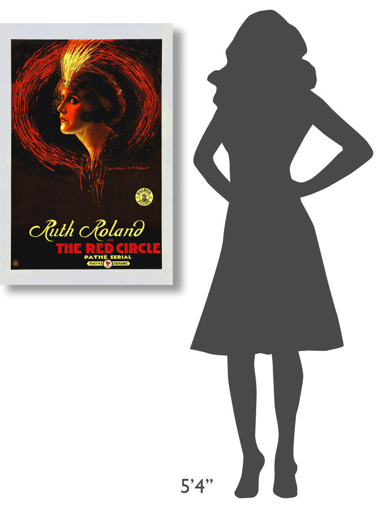 "The Red Circle" Stretched Canvas Giclee by Hollywood Photo Archive, 24x36"