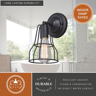 Clybourn 1-Light Adjustable Vanity Oil Rubbed Bronze