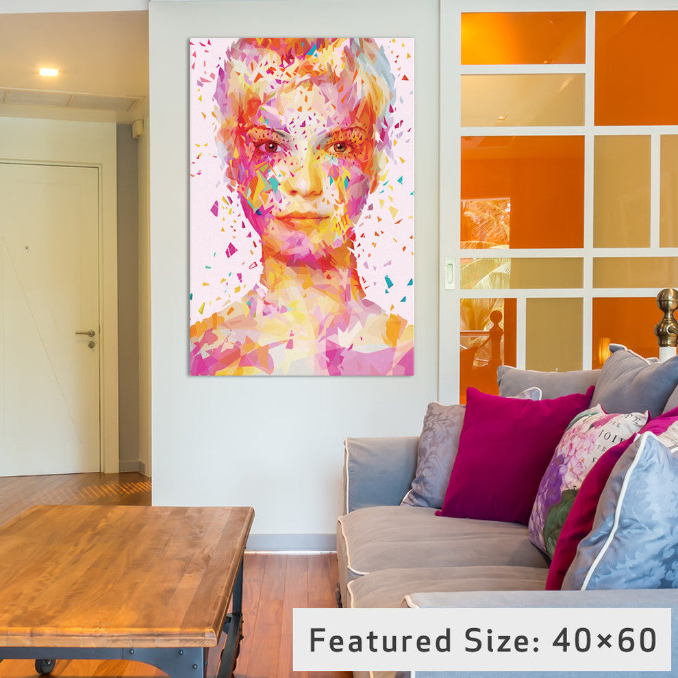 "Magenta" by Alessandro Pautasso, 18x12x1.5