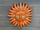 Clay Garden Sun-13 inch-Patio-Handmade, Red River
