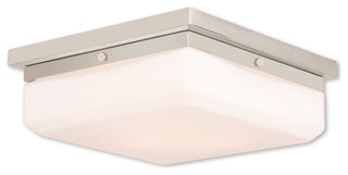 Allure 3-Light ADA Wall Sconce/Ceiling Mount, Polished Nickel