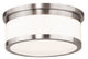 Livex 65503-91 3-Light Brushed Nickel Ceiling Mount, Brushed Nickel