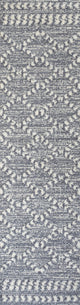 Sofie Moroccan Trellis High-Low Gray/Cream 2'x8' Runner Rug