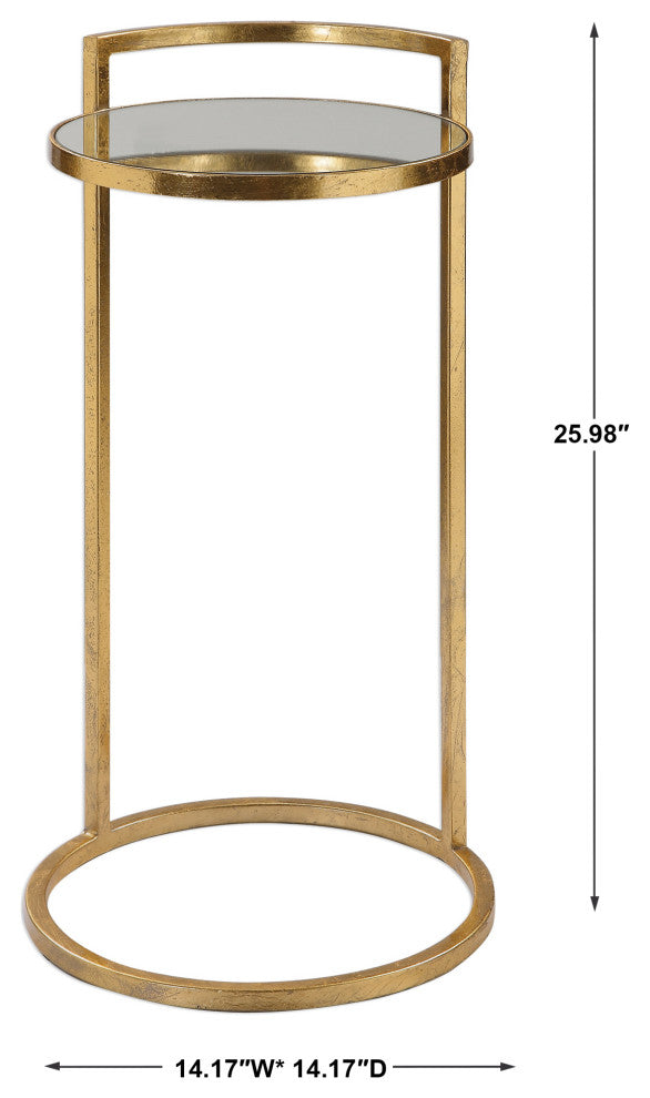 Uttermost Cailin Gold Accent Table