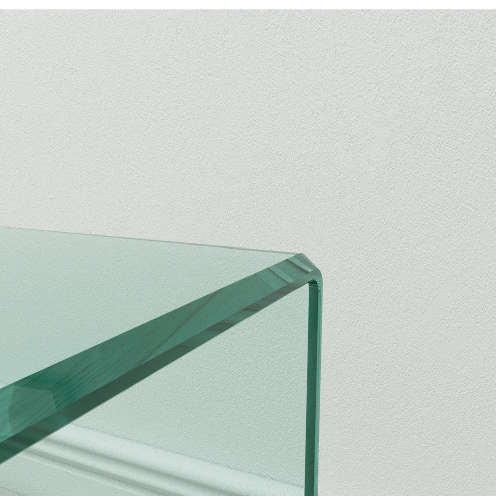 Whole Tempered Glass Coffee Table End Table Transparent Side Table