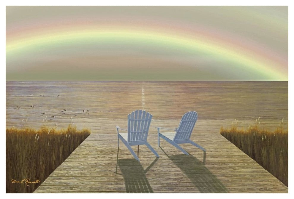 "Over the Rainbow" Digital Paper Print by Diane Romanello, 50"x34"