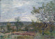 Alfred Sisley Windy Day at Veneux Wrapped Canvas, 21"x28"