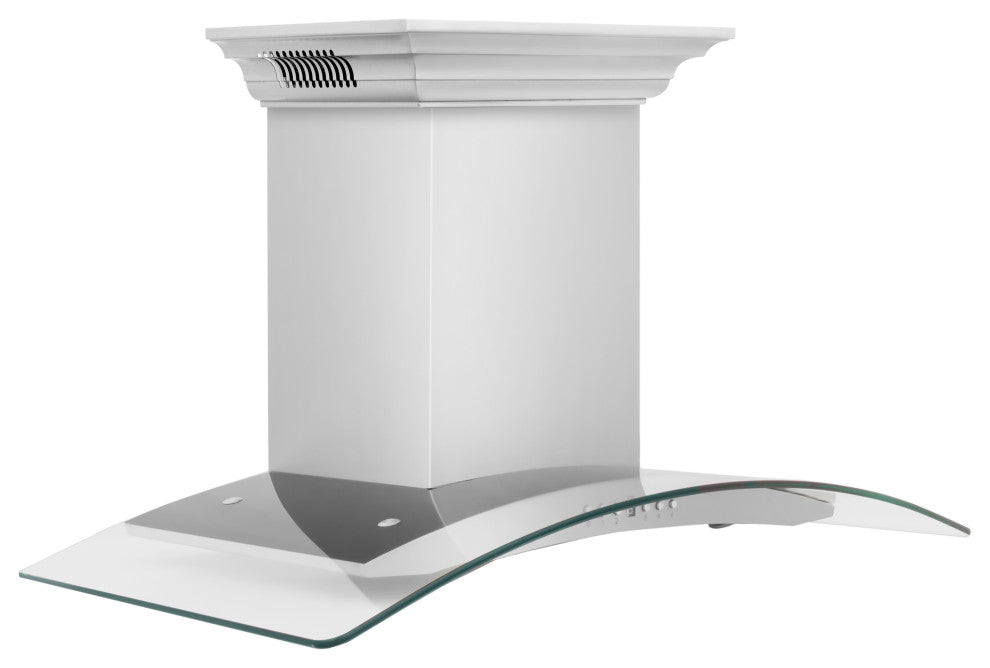 30" ZLINE CrownSound Ducted Vent Wall Mount Range Hood, KN4CRN-BT-30