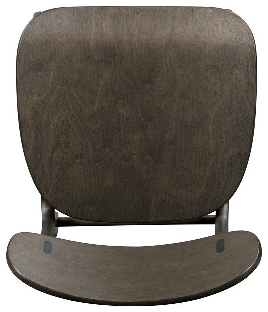 Solvang Wood Stool, Carbonite Finish, Counter Height