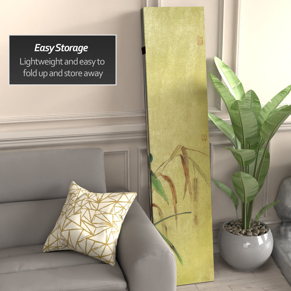 6' Tall Double Sided Birds in the Trees Canvas Room Divider