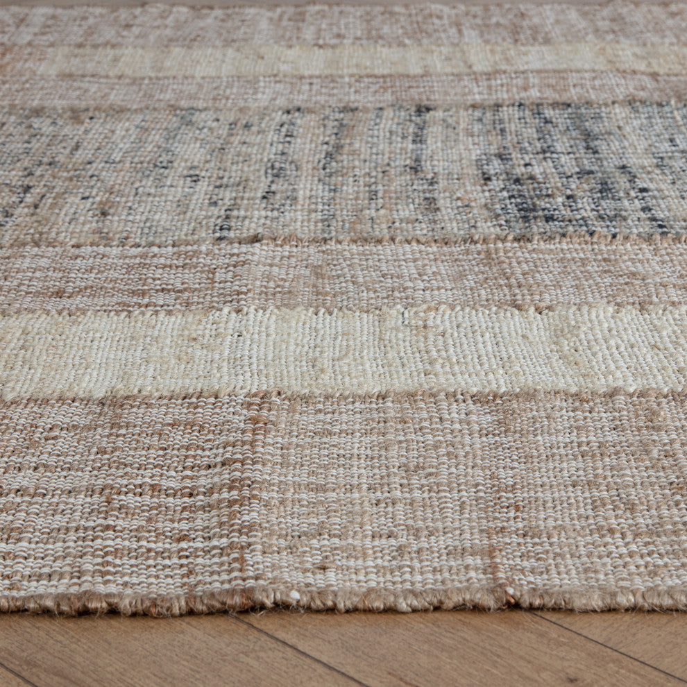 5' x 8' Tillamook Natural and Multicolor Geo Flatweave Area Rug